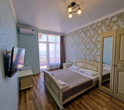 Делюкс с балконом и видом на море (Новый корпус, 150 метров от основной территории) в Аида