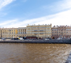 Студия с видом на город в Квартира Шикарная Cтудия БомбФлат на Фонтанке