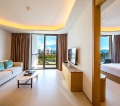 Номер Standard c 1 комнатой с видом на сад в Oakwood Apartments Sanya