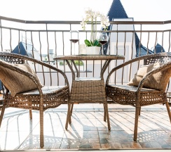 Апартаменты-студио с балконом для четверых в Лиенталь