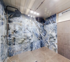 Двухместный коттедж c 1 комнатой двуспальная кровать в Винни-Вилла