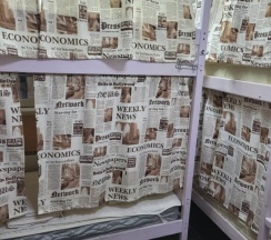 Кровать в общем номере (мужской номер) в Хона