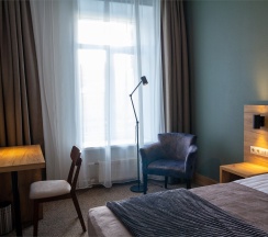 Комфорт, двухместный номер с 1 кроватью или 2 кроватями, вид на реку в Gesten hotel
