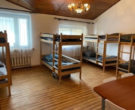 Кровать в общем номере (мужской номер) в Hostel POPLAWOK