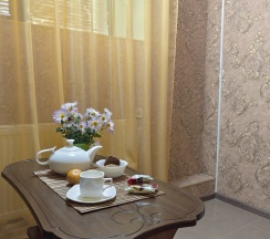 2х местный стандарт с видом на столовую (номер на цокольном этаже) в Эргес