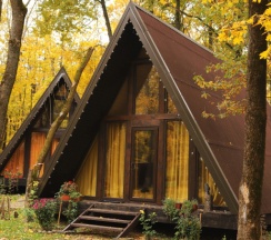 А-фрейм № 10 Янтарь в Алмазы