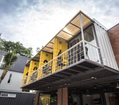 Одноместный номер Deluxe в Ducati Bike Box Hostel