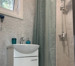 Двухместный коттедж Superior с красивым видом из окна двуспальная кровать в Море