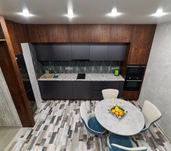 Апартаменты Luxury с 3 комнатами с красивым видом из окна в Апартаменты в современном ЖК Алые паруса на Октябрьском проспекте