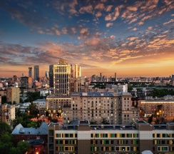 Премиум с видом на город в Radisson Blu Belorusskaya Hotel Moscow