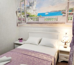 Комната комфорт с 1 двуспальной кроватью в Аэлита