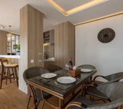 Люкс New семейный с джакузи на крыше с 3 комнатами в Phunawa Resort