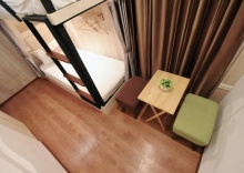 Кровать в общем номере в Silom Forest Exclusive Residence