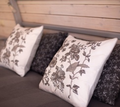 Двухместный коттедж двуспальная кровать в Хутор Пукинниеми