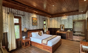 Двухместное бунгало двуспальная кровать в Golden Topaz Resort