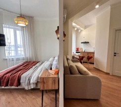 Современная студия №31 в центре Махачкалы – комфорт и удобство рядом! в Как дома 05