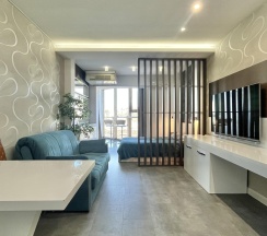 1-комнатные апартаменты студия Сочи, ул. Несебрская 14 в Deluxe apartments