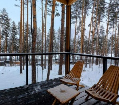 Большой зеркальный куб №38 для 2-4 гостей в Август