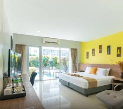 Двухместный номер двуспальная кровать в The Lantern Resorts Patong