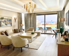 Двухместный люкс Lagoon с доступом к бассейну двуспальная кровать в Rixos Premium Magawish Suites and Villas