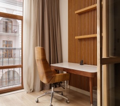 Люкс Гранд с рабочим кабинетом (Апартамент с 1 спальней) в Кортъярд Марриотт Сочи Красная Поляна