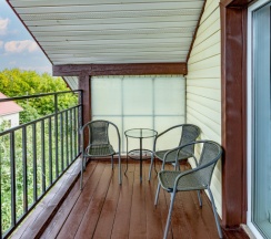 Двухместный номер Deluxe рядом с пляжем двуспальная кровать в Ласточкин дом