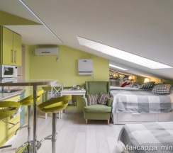 «Мансардная студия с размещением от 1 до 6 чел» в Мансарда