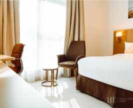 Двухместные апартаменты Deluxe c 1 комнатой двуспальная кровать в HE Hotel Apartment