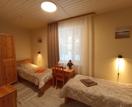 Номер стандарт с 2 односпальными кроватями в Морошка