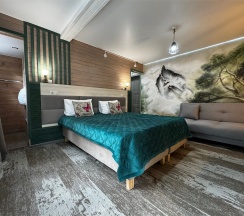 Четырехместный номер с балконом в Green Park Arkhyz&SPA