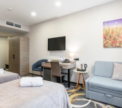 Двухместный номер Комфорт+ (улучшенный) 2 отдельные кровати в Willing Hotel