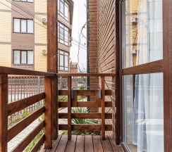 Стандарт Семейный с Большой Двуспальной кроватью и Двухъярусной кроватью в Домус.море