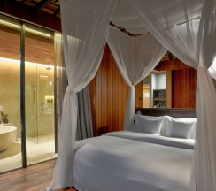 Двухместная Pool Villa oceanfront двуспальная кровать в Silavadee Pool Spa Resort