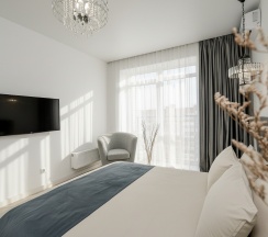 1-комнатные апартаменты, 42 м², 10 этаж в Четыре угла на Максима Горького 151
