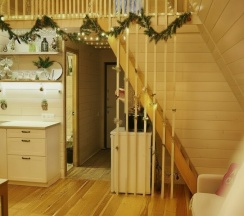 Aframe Янтарь 75м2 - дом повышенного комфорта: заезд с 14:00, выезд до 11:00 в Aframe Happy