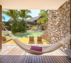 Двухместный Swim Up Garden (двуспальная кровать) в Отель Xcaret Mexico	