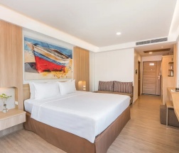 Двухместный номер Deluxe двуспальная кровать в Chaba Cabana Beach Resort