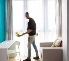 Апартаменты Эконом двуспальная кровать в Апарт-отель Nordy Homes Minsk