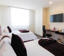Двухместный номер Preferential двуспальная кровать в Hotel Misión Puebla Angelopolis