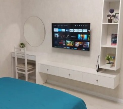 Двухместные апартаменты c 1 комнатой (двуспальная кровать) в Квартира уютная в спальном районе