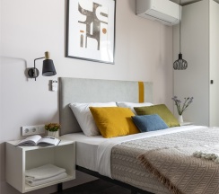 Студия с одной большой кроватью в Apartments&Hotel Trend
