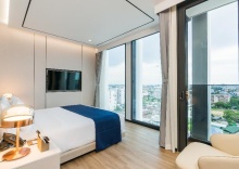 Двухместный номер Standard с видом на город двуспальная кровать в Arbour Hotel And Residence Pattaya