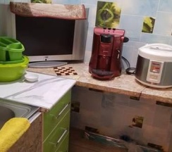 Трехместный номер с двуспальной и односпальной кроватями в Самсар