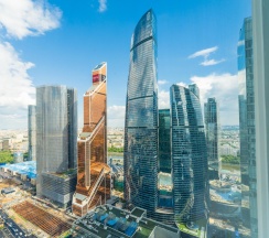 1-комнатные апартаменты студия в Нью лэвэл групп на улице 1-й Красногвардейский проезд 22 стр. 1