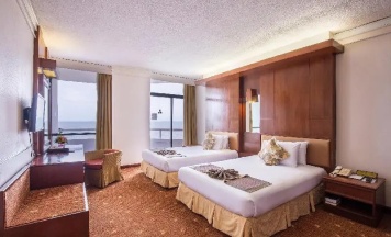 Двухместный люкс Grand с видом на море двуспальная кровать в Ambassador City Jomtien Pattaya - Ocean Wing