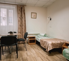 Четырехместный номер 5 категории с раздельными кроватями, сан. узел с душем на этаже в Фатима