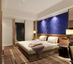 Двухместный люкс двуспальная кровать в Hyatt Centric Kanazawa