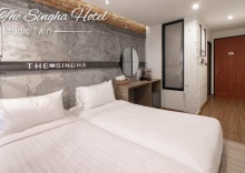 Двухместная студия с видом на город двуспальная кровать в The Singha Hotel - Korat