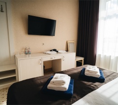 Двухместный номер Delux с кроватью размера "KingSize" и балконом в GemstHotel & SPA