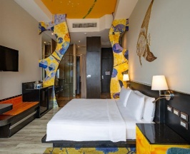 Двухместный номер Deluxe с видом на океан 2 отдельные кровати в Siam@Siam Design Hotel Pattaya